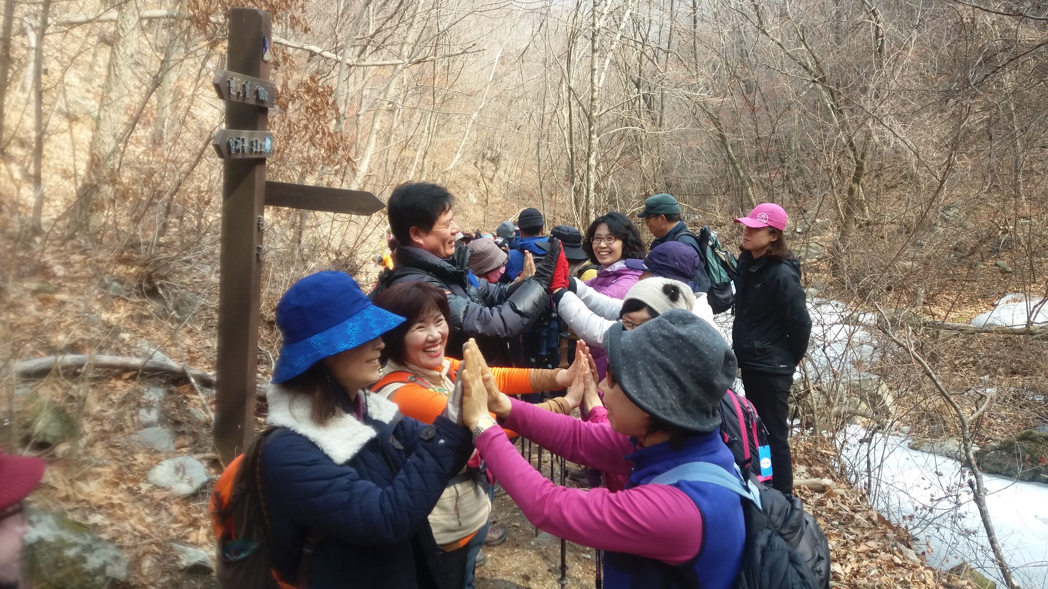 서울 여행자크럽 회원 숲 체험